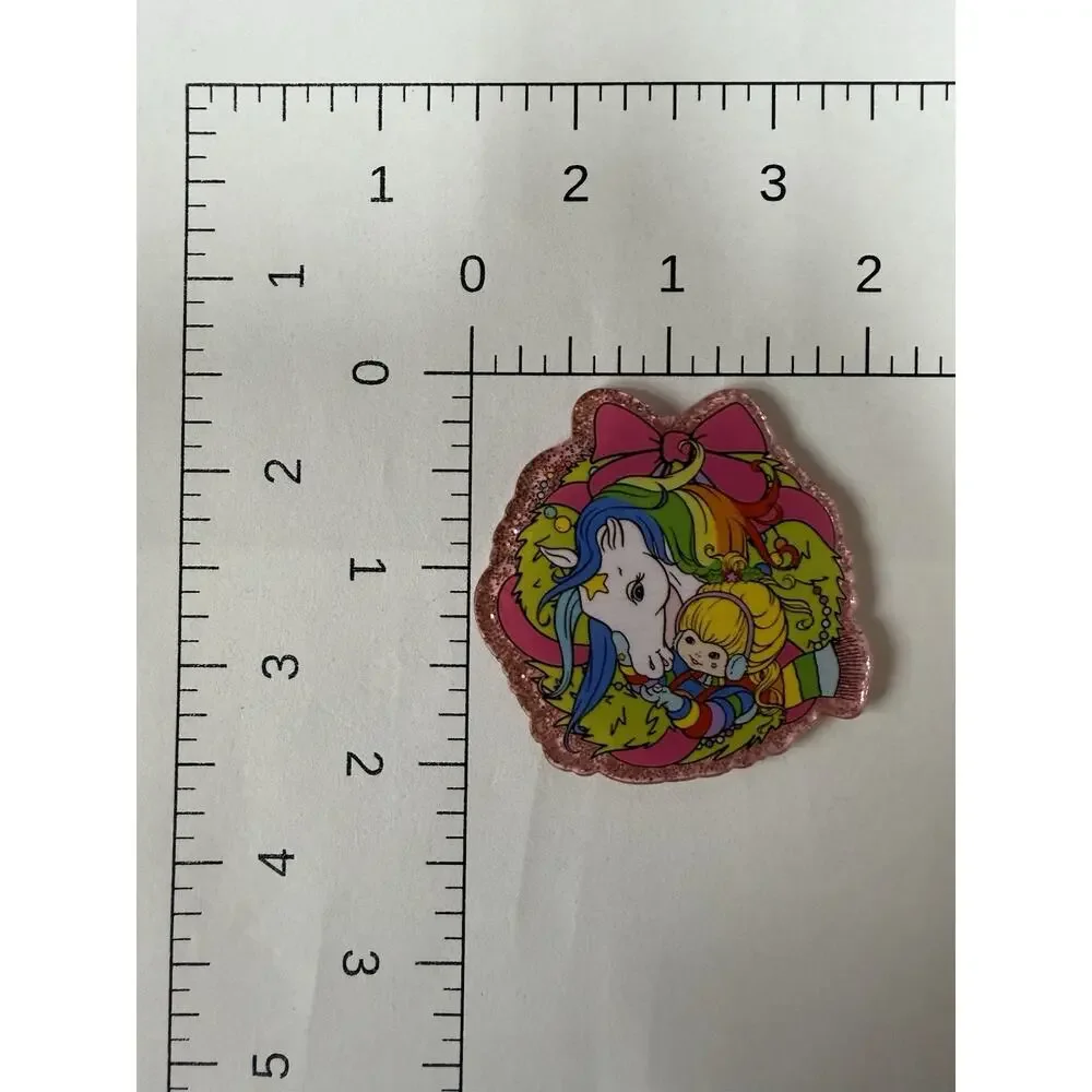 6 Pc Rainbow Brite Acrylic Flatbacks